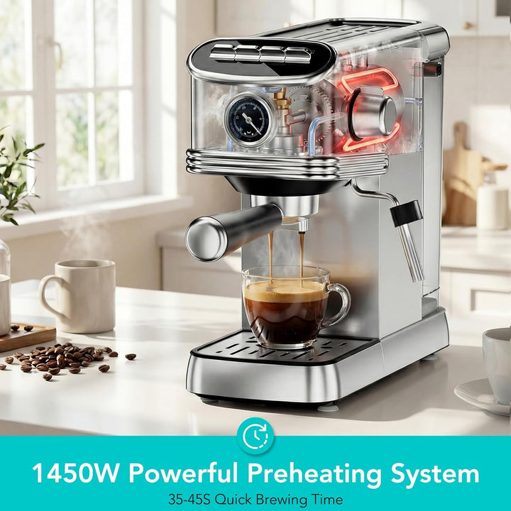 Kismile Stainless Steel Espresso Machine 94223KCM0 - Kismile