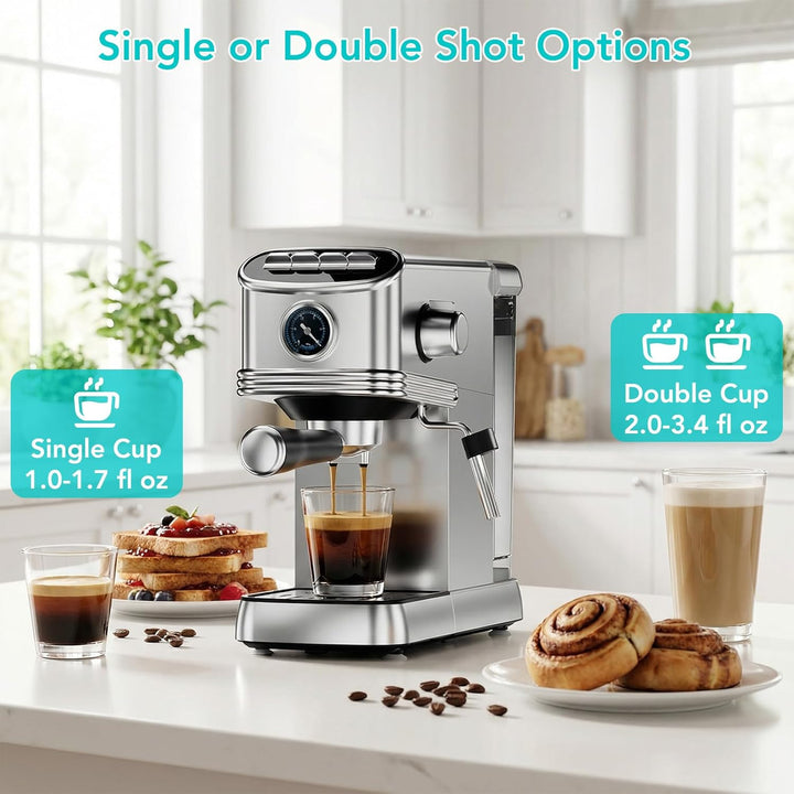 Kismile Stainless Steel Espresso Machine 94223KCM0 - Kismile