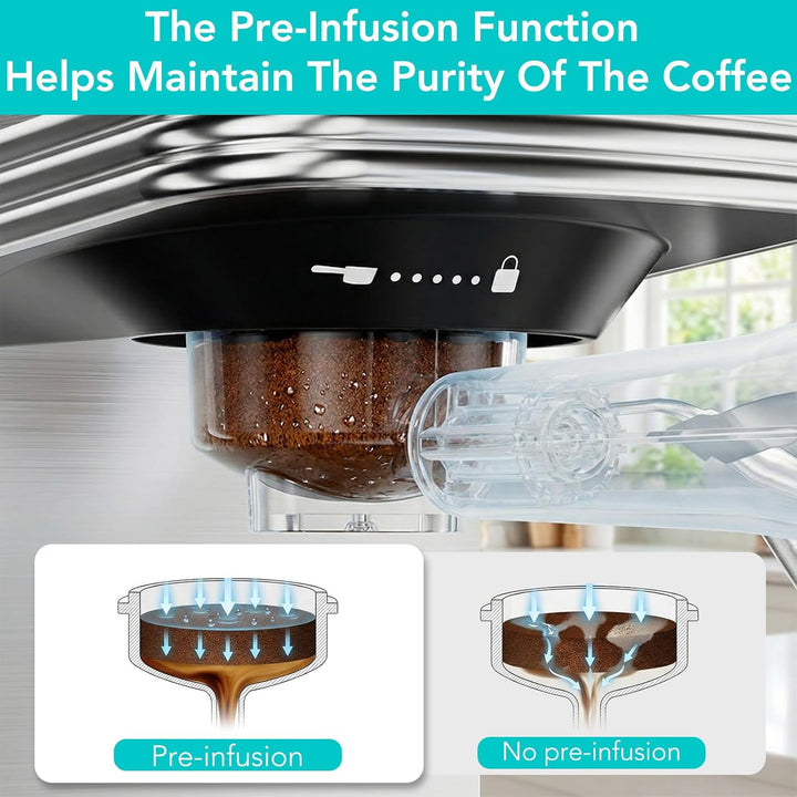 Kismile Stainless Steel Espresso Machine 94223KCM0 - Kismile