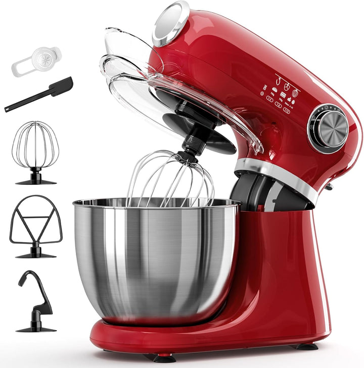 Kismile Stand Mixer, 5.5 - Quart Electric Mixer with 12 Speeds CF3715 - Kismile