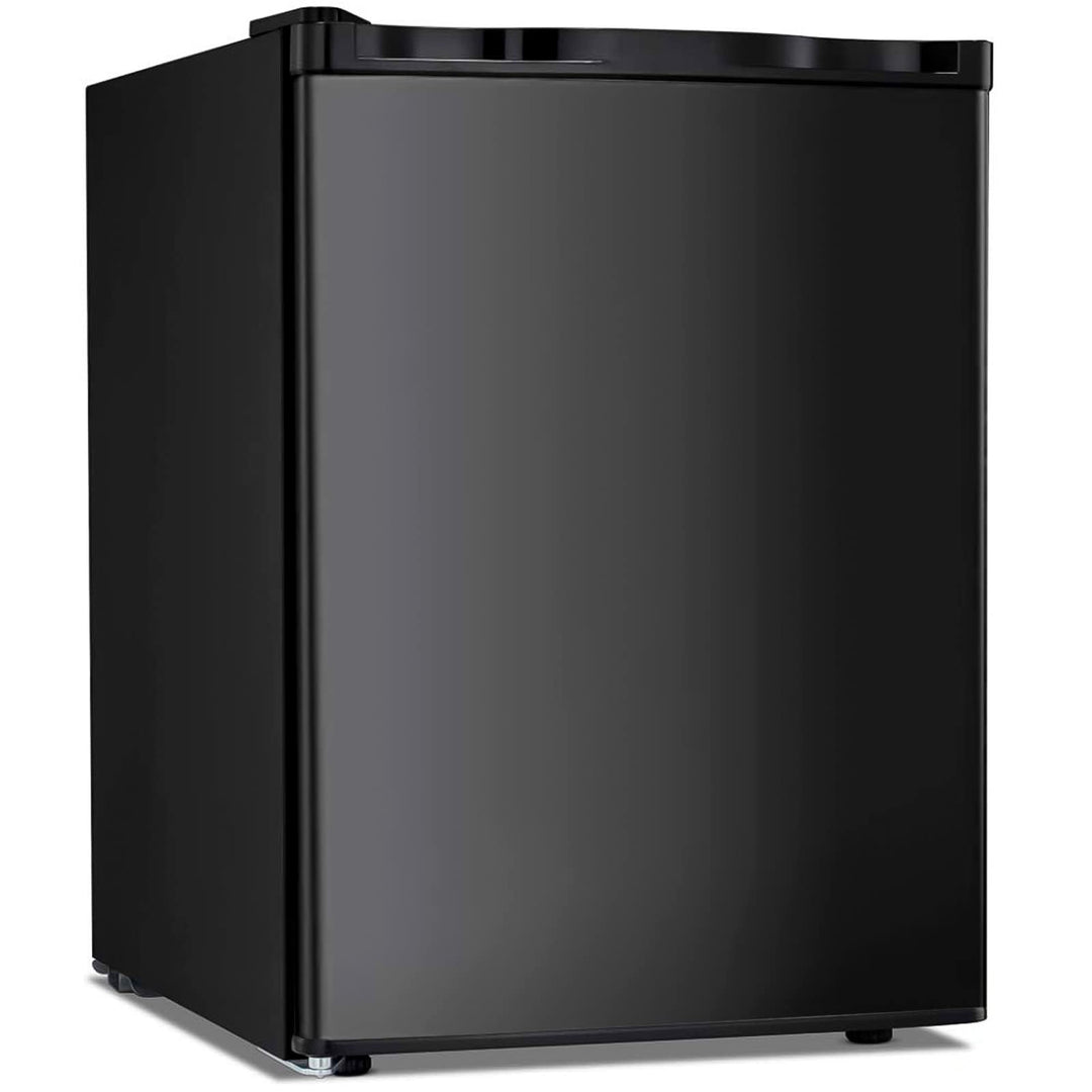 Kismile Upright Freezer,3.0 Cu.ft Mini Freezer with Reversible Single Door,Removable Shelves,Small Freezer with Adjustable Thermostat for Home/Dorms/Apartment/Office (Black) - Kismile