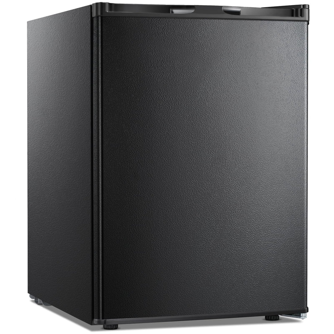 Kismile Upright Freezer,3.0 Cu.ft Mini Freezer with Reversible Single Door,Removable Shelves,Small Freezer with Adjustable Thermostat for Home/Dorms/Apartment/Office (Black) - Kismile