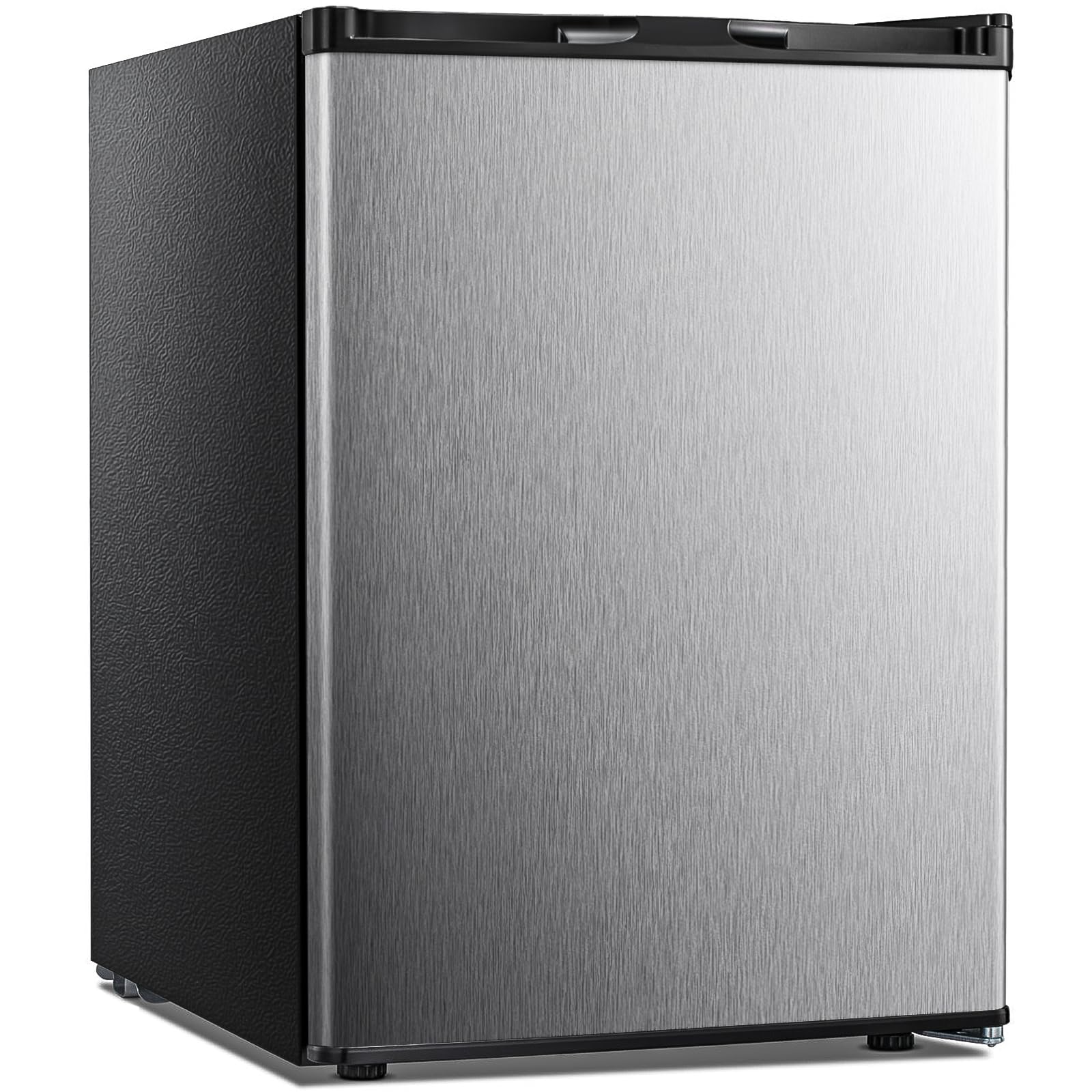 1.1 CU ftミニ冷蔵庫直立フリーザー、可逆的なステンレス鋼ドア、銀1.1 Cu Ft Mini Fridge Upright Freezer, Reversible Stainless Steel