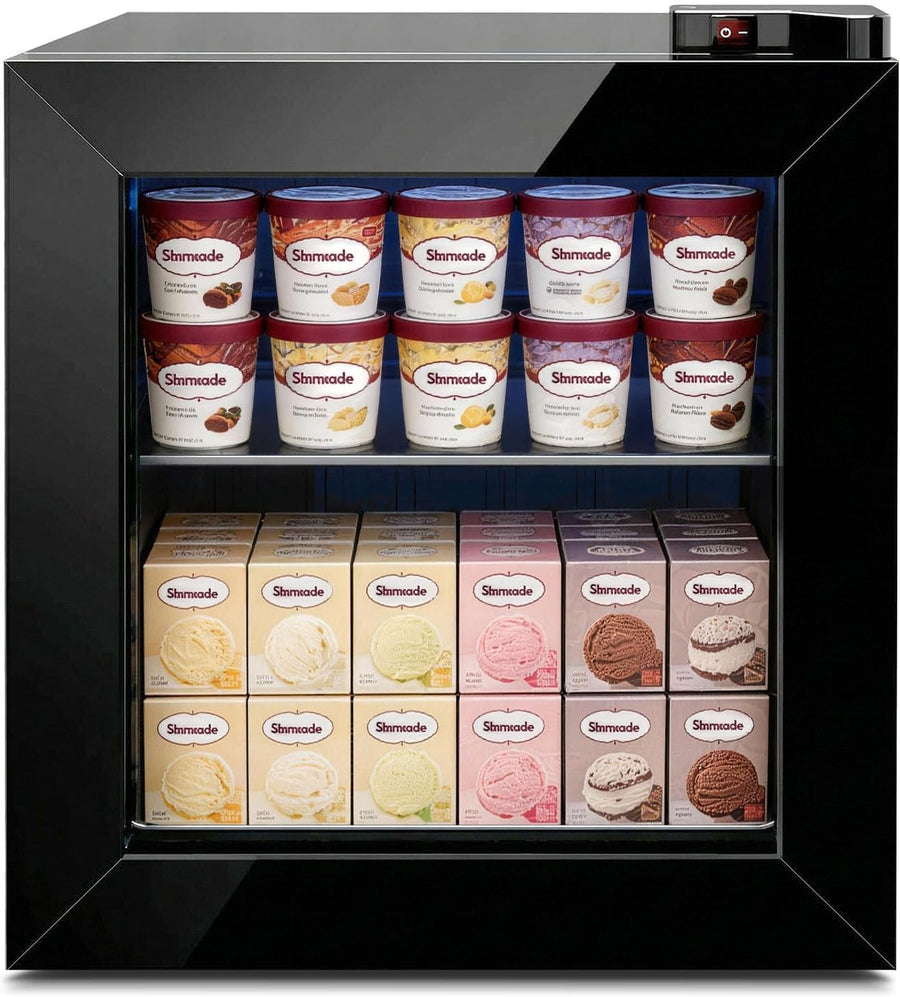Kismile Upright Ice Cream Display Freezer 58040RIC0 - Kismile