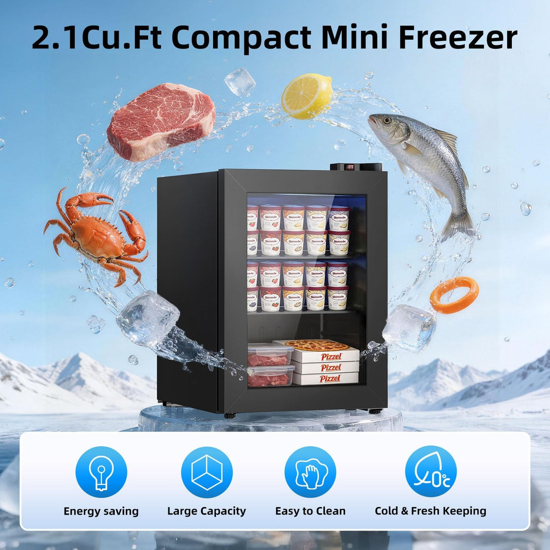Kismile Upright Ice Cream Display Freezer 58040RIC0 - Kismile