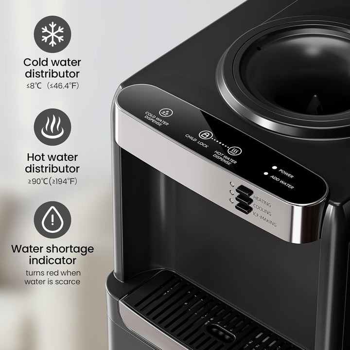 Kismile Water Cooler Dispenser with Ice Maker WD5815 - Kismile
