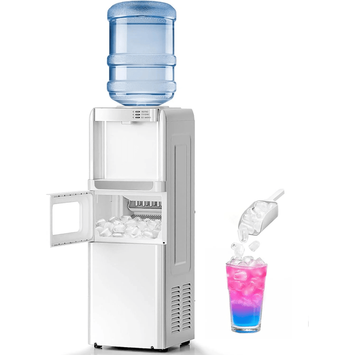 Kismile Water Dispenser with Ice Maker, 3 in 1 Top Loading Water Cooler WD5815 - Kismile