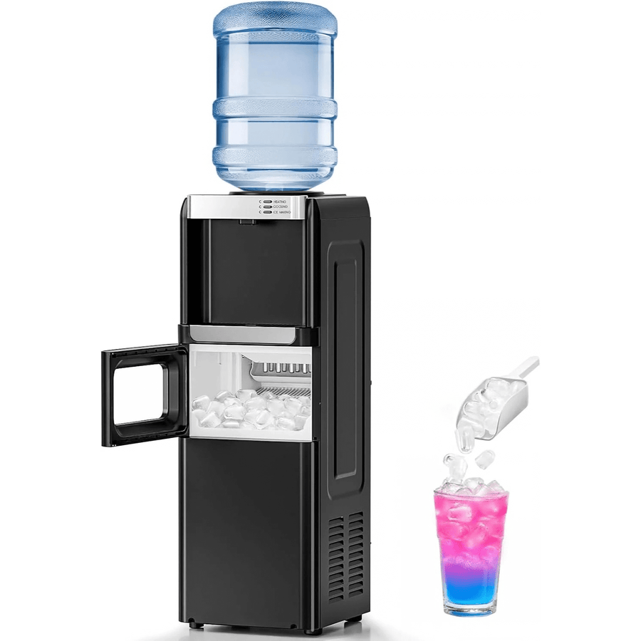 Kismile Water Dispenser with Ice Maker, 3 in 1 Top Loading Water Cooler WD5815 - Kismile