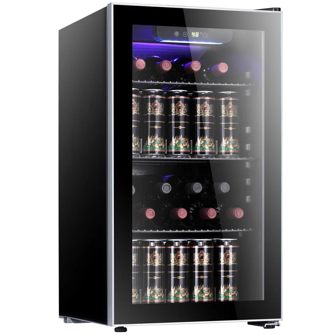 Matte Beverage Refrigerator and Cooler W58128H - Kismile