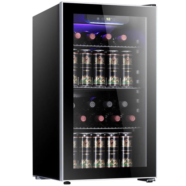 Matte Beverage Refrigerator and Cooler W58128H - Kismile