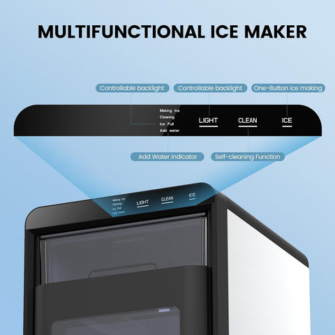 Nugget Ice Makers ,Pebble Ice Maker Z5820DN - Kismile