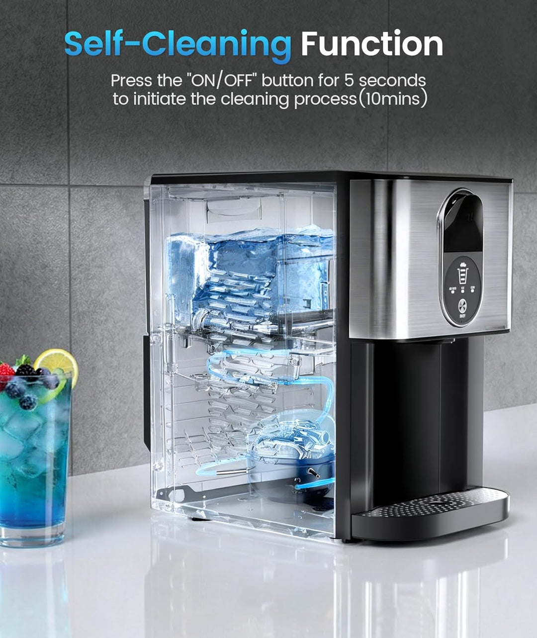 Nugget Ice Makers ,Pebble Ice Maker Z5820DN - Kismile