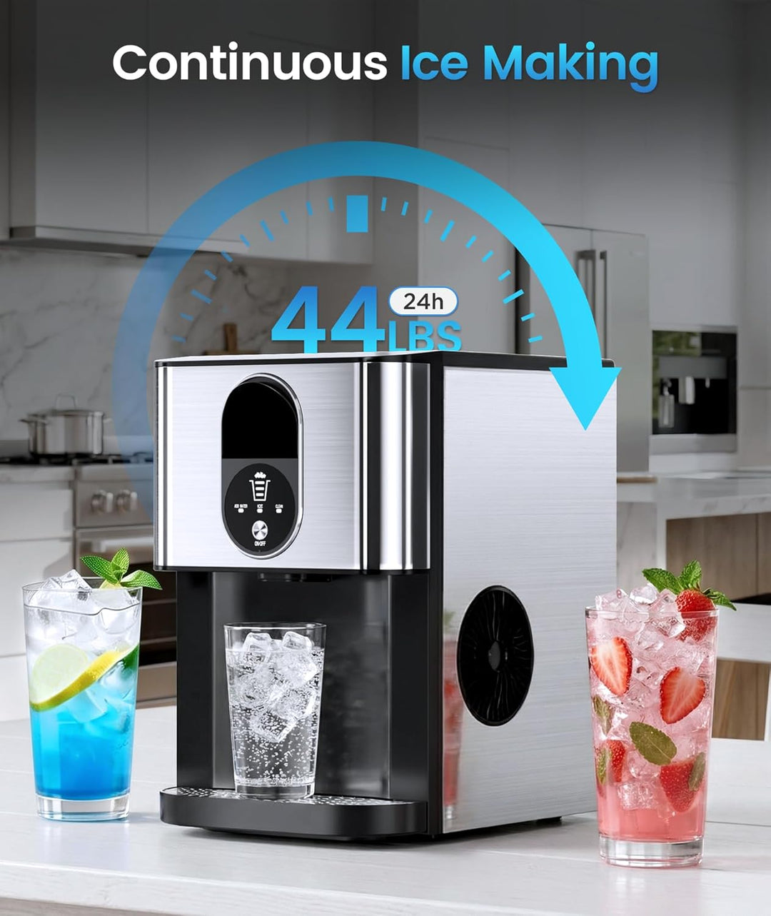 Nugget Ice Makers ,Pebble Ice Maker Z5820DN - Kismile