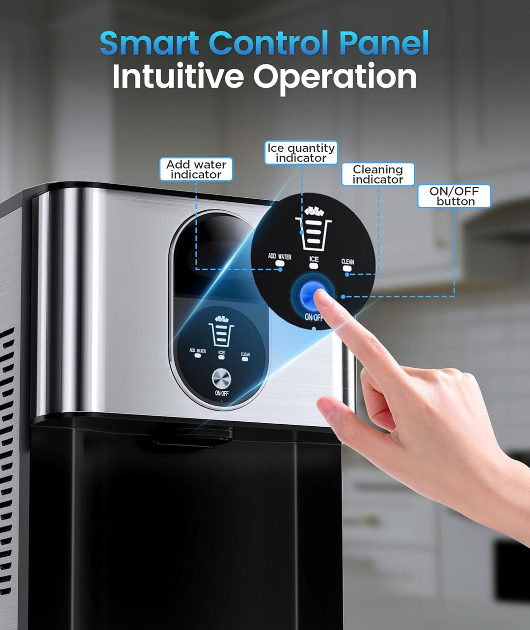 Nugget Ice Makers ,Pebble Ice Maker Z5820DN - Kismile