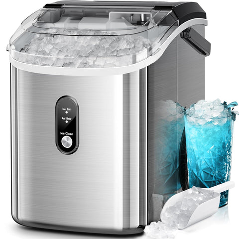 Nugget Sonic Ice Maker Stainless Steel Z5815SNH - Kismile
