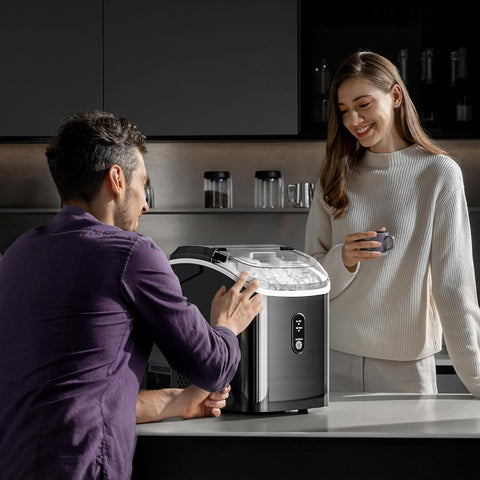 Nugget Sonic Ice Maker Stainless Steel Z5815SNH - Kismile