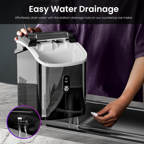 Nugget Sonic Ice Maker Stainless Steel Z5815SNH - Kismile