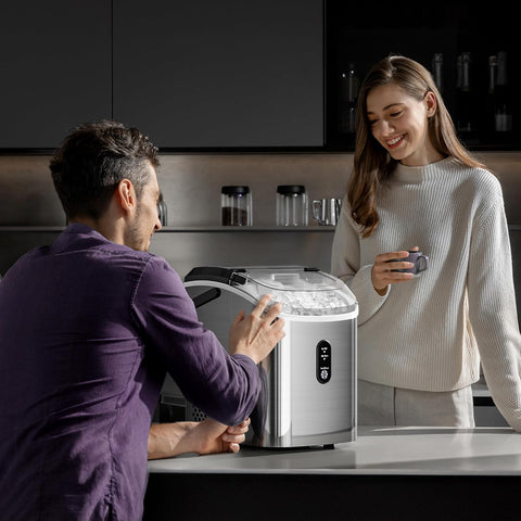 Nugget Sonic Ice Maker Stainless Steel Z5815SNH - Kismile