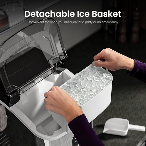 Nugget Sonic Ice Maker Stainless Steel Z5815SNH - Kismile