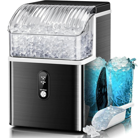 Nugget Sonic Ice Maker Stainless Steel Z5825NB - Kismile