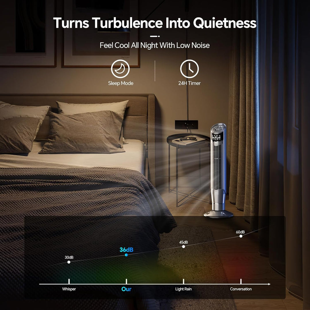 Portable Oscillating Tower Fan - Kismile