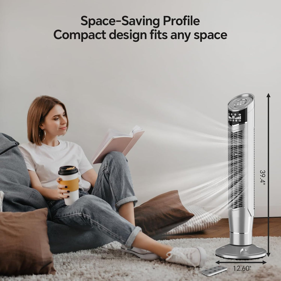 Portable Oscillating Tower Fan - Kismile