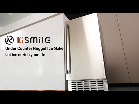 Kismile Commercial Under Counter Built-in Nugget Ice Maker Z5830N