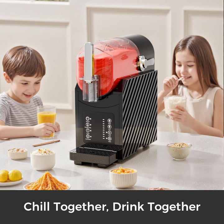 Slushie Machine for Home, Frozen Drink Maker with 3 Preset Modes Frozen Juice Slush Milkshake 58018RBM0 - Kismile
