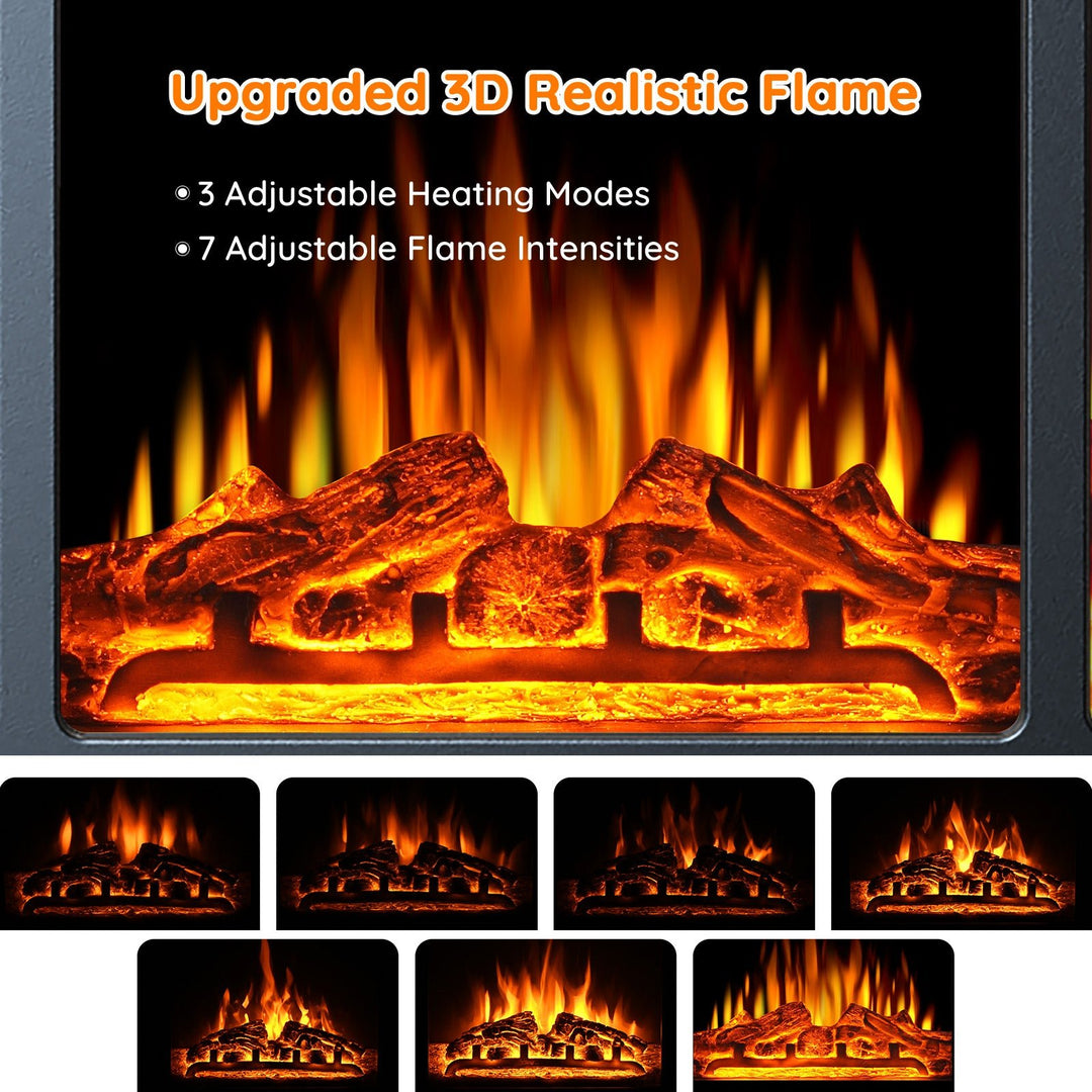 25'' Electric Fireplace with Mantel M1806 - Kismile