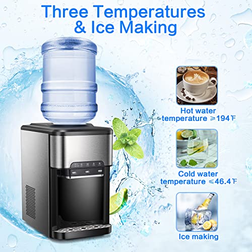 3-in-1 Water Dispenser With Ice Maker WD5820Y - Kismile