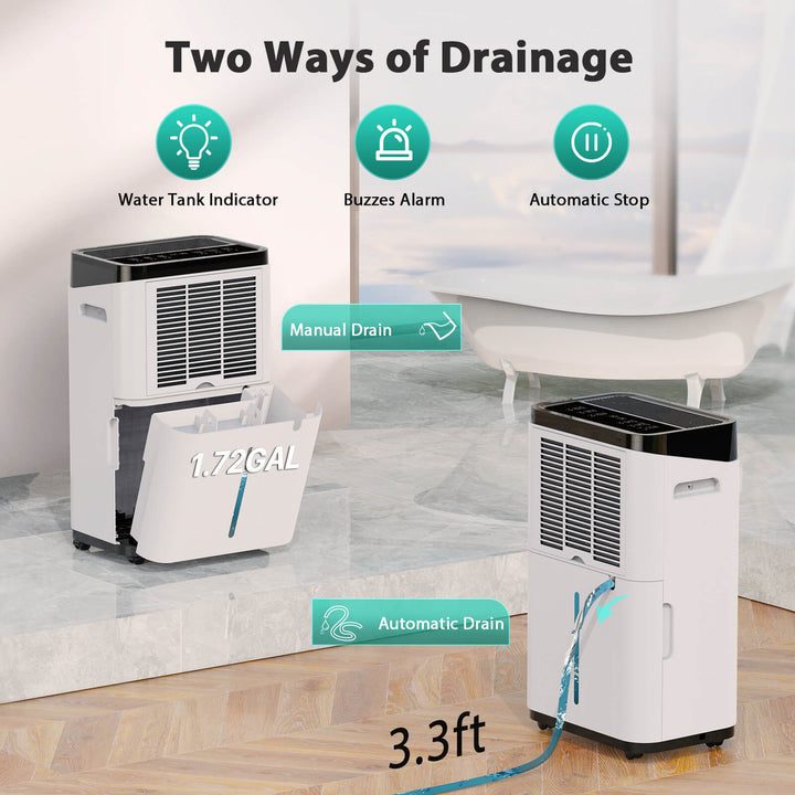 45 Pints Dehumidifier D4220B - Kismile