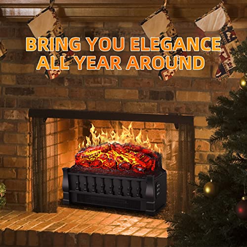 Electric Fireplace Log Set Heater - Kismile
