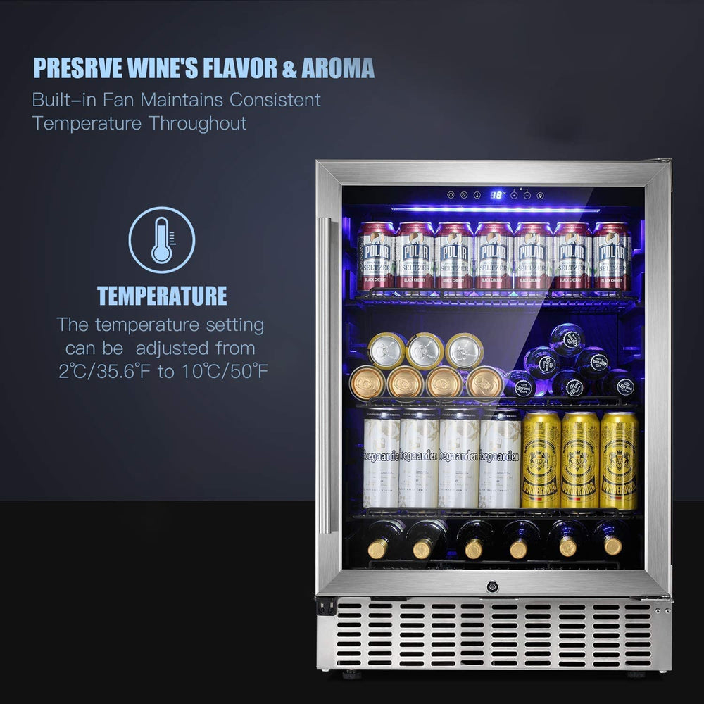 Metal Beverage Refrigerator - Kismile