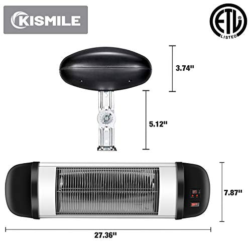Outdoor Electric Patio Heater 5011B - Kismile