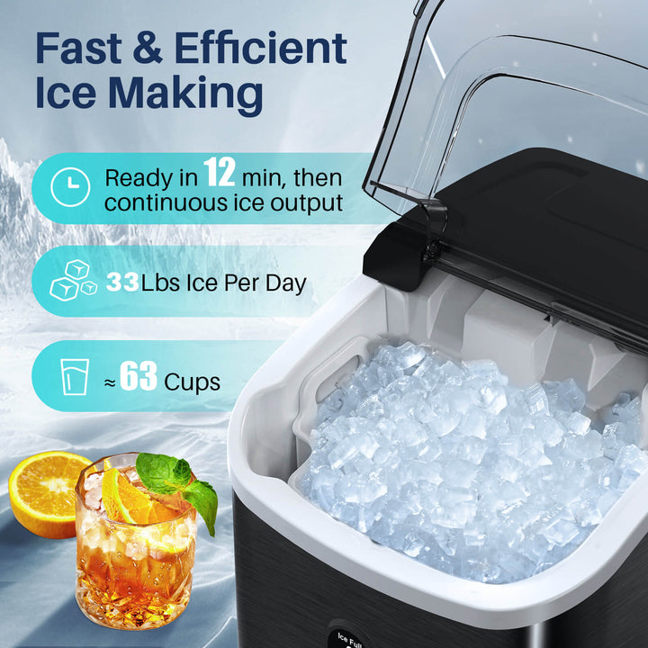 Pebble Ice Maker Machine Z5815SN - Kismile