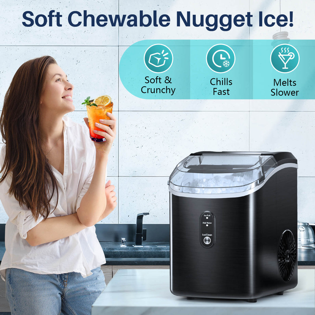 Pebble Ice Maker Machine Z5815SN - Kismile
