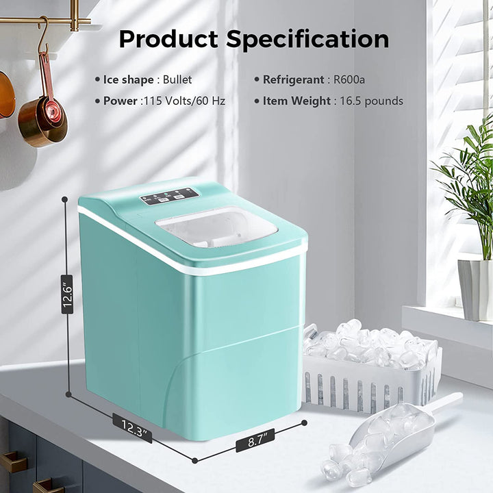 Portable Countertop Ice Maker Machine - Kismile