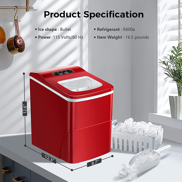 Portable Countertop Ice Maker Machine - Kismile