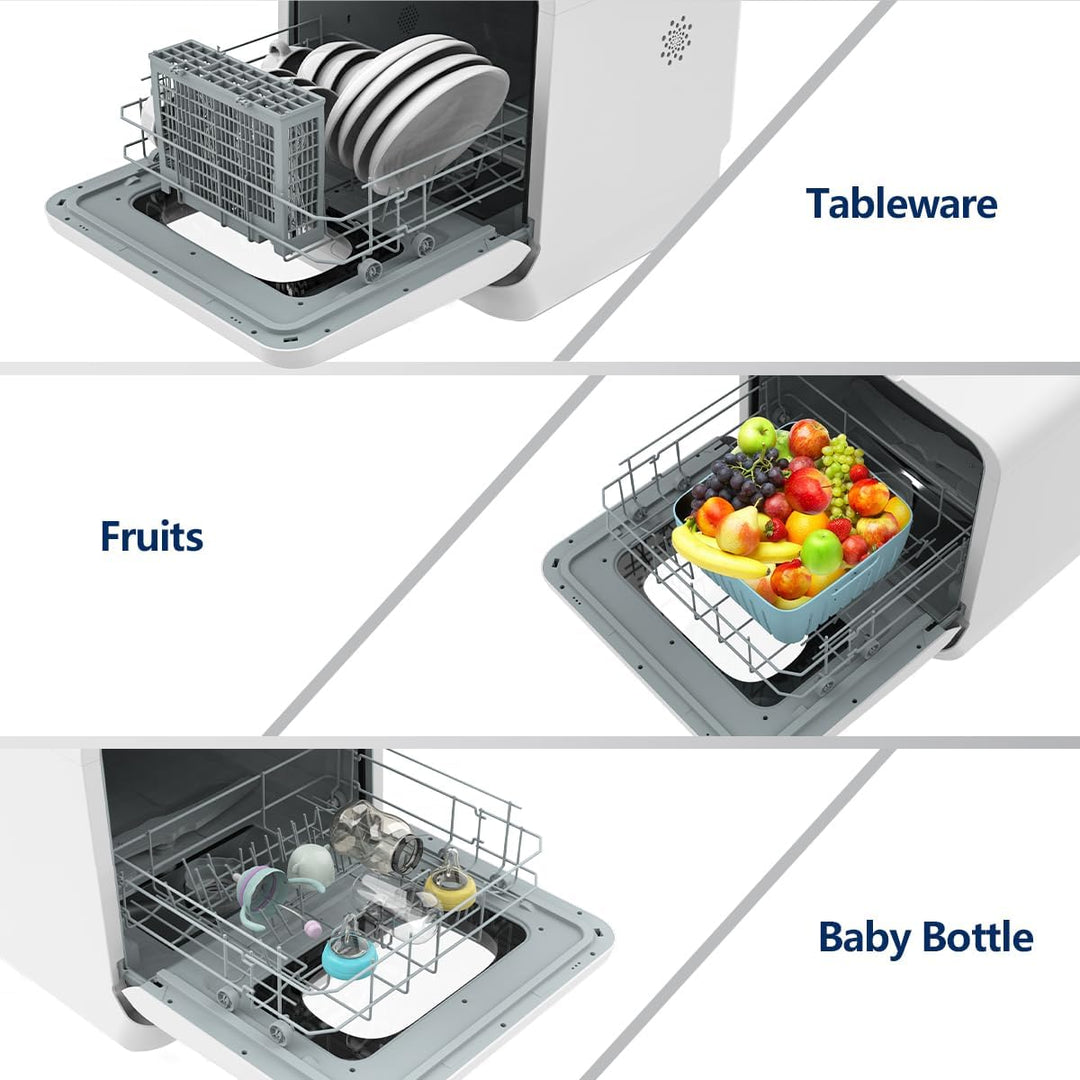 Portable Dishwasher Countertop with 6 Washing modes DW8306 - Kismile