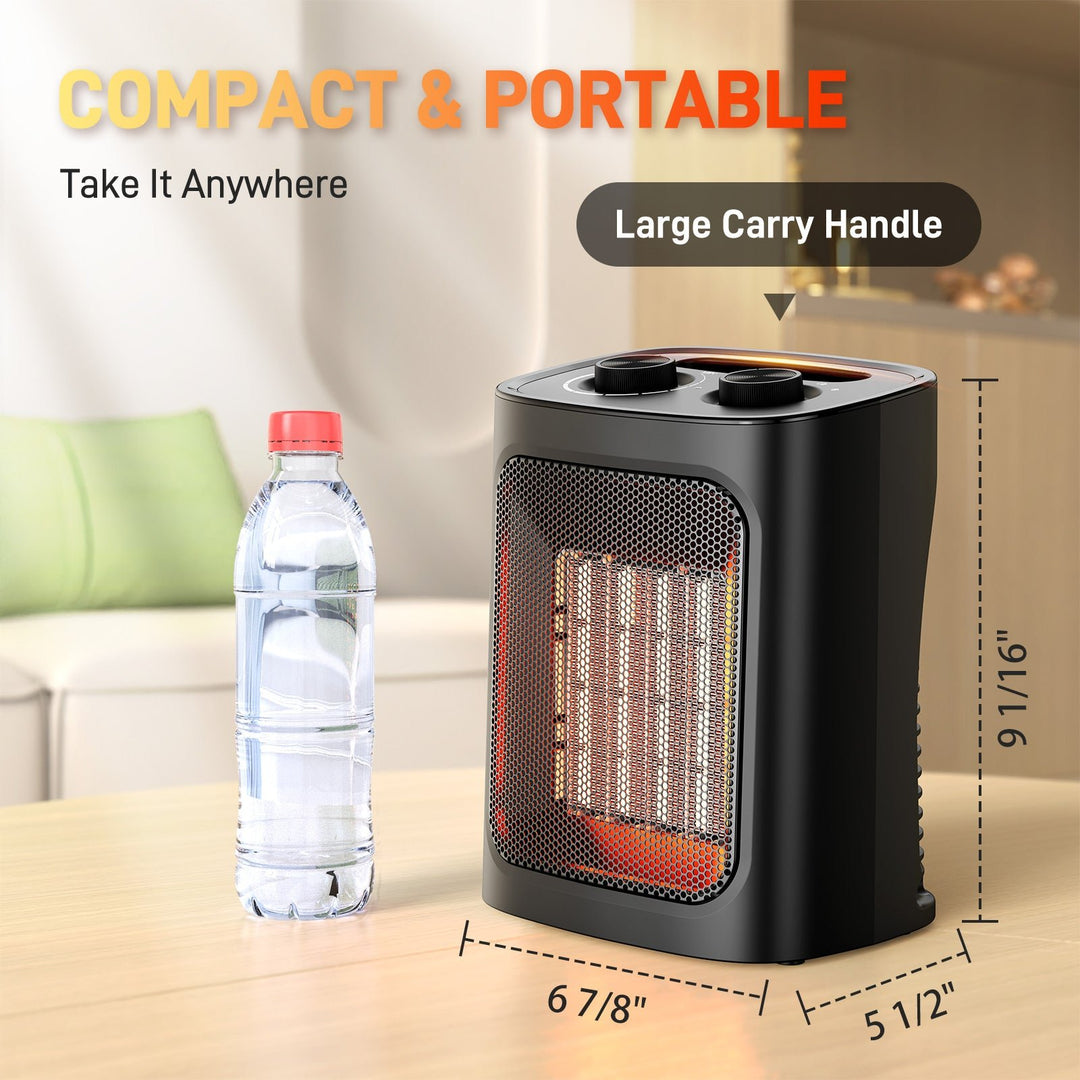 Portable Electric Space Heater 3618 - Kismile