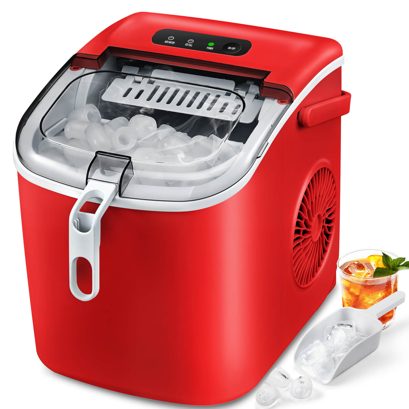 Portable Ice Maker with Handle Z5822H - Kismile