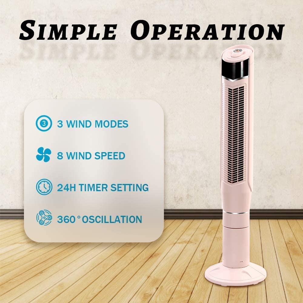 Portable Oscillating Tower Fan