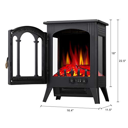 R.W.FLAME Infrared Electric Fireplace Stove 5220 - Kismile