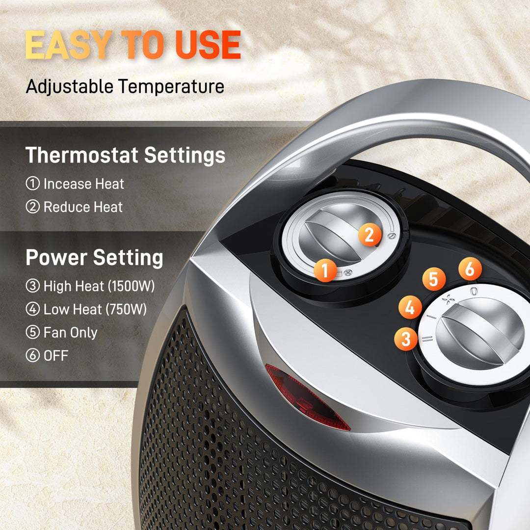 Small Electric Space Heater H56902X - Kismile